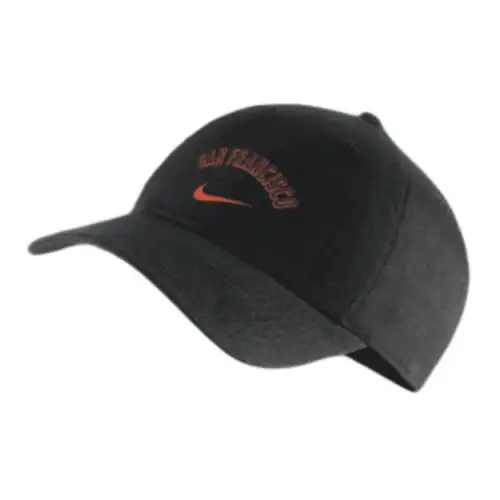 Nike Cotton Baseball Caps Unisex Black