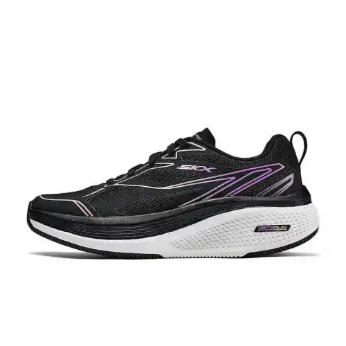 Skechers GO RUN Elevate 2.0 Breathable Support Rebound Low top Running Shoes Women's Black Purple