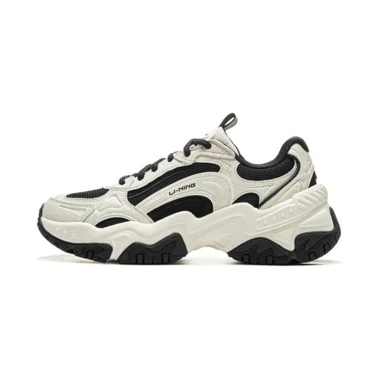 LINING Brown Sugar V2 Casual Shoes Women's Low-Top Black White