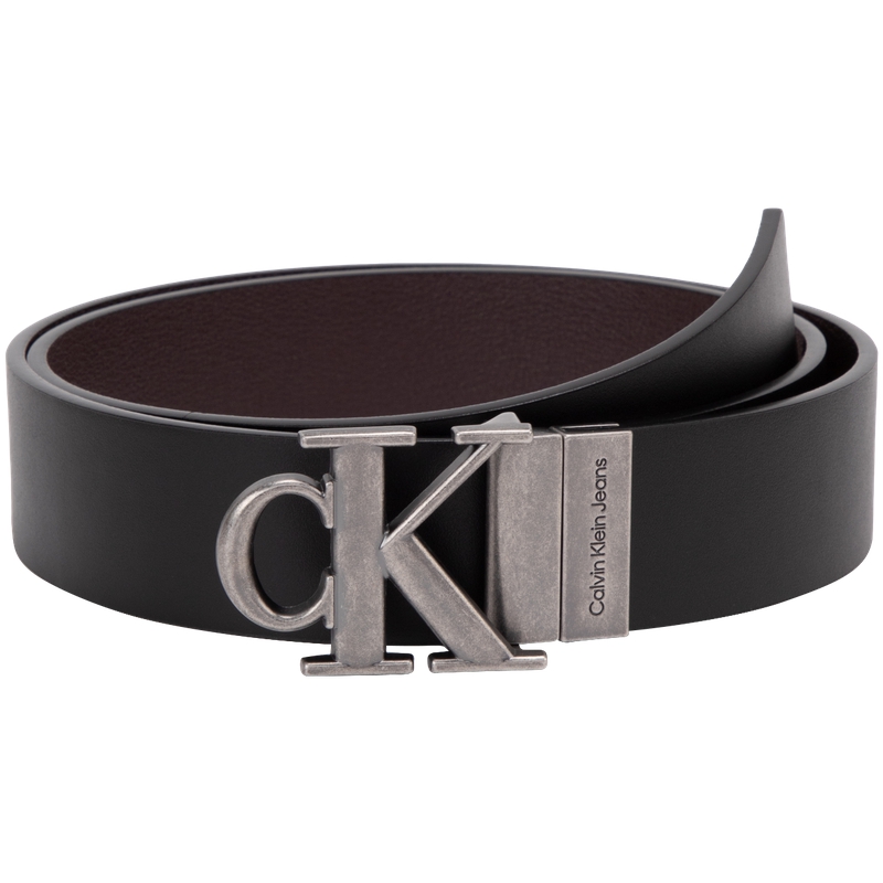 Мужской ремень CALVIN KLEIN (черно-коричневый)