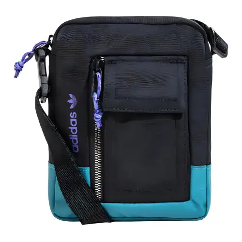 Adidas Originals Adidas Recycled Polyamide Blend With Polyester Crossbody Bags Small Unisex Black
