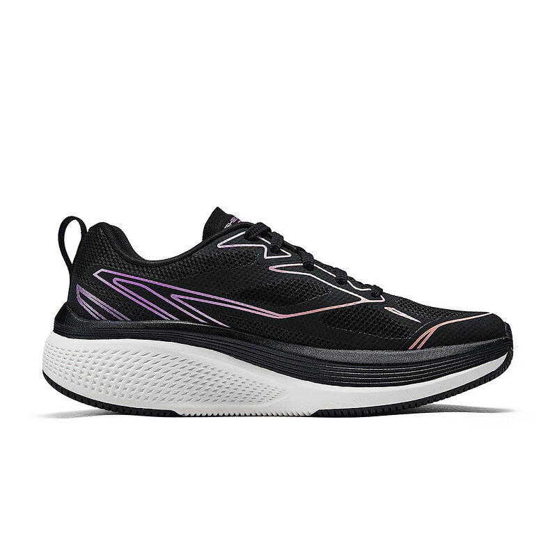 Skechers GO RUN Elevate 2.0 Breathable Support Rebound Low top Running Shoes Women’s Black Purple