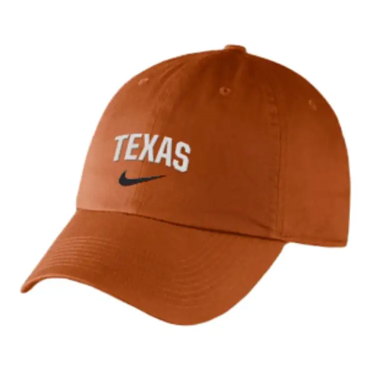 Nike Cotton Baseball Caps Unisex Orange