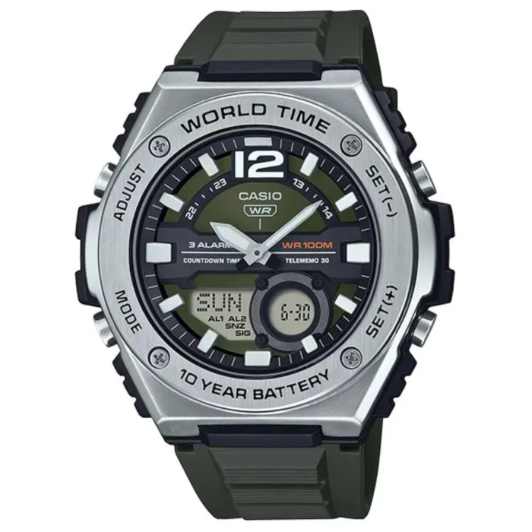 CASIO Unisex Green Watch MWQ-100-3AVDF
