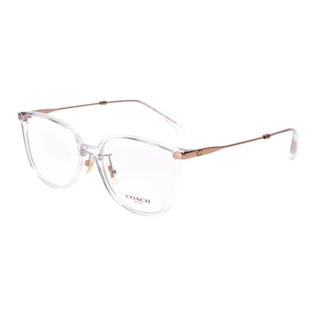 COACH Irregular Shape Eyeglass Frames Unisex Transparent
