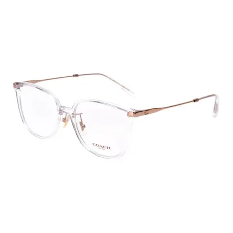 COACH Irregular Shape Eyeglass Frames Unisex Transparent
