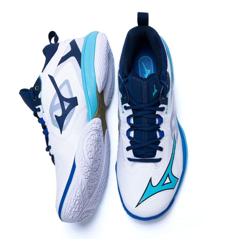 Mizuno Wave Claw Neo 3 Wide ‘White Seasonal Blue’