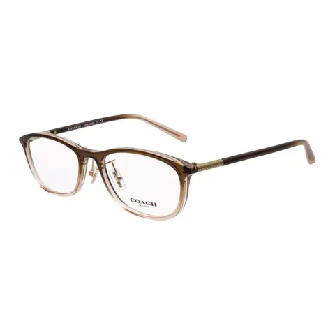 COACH Irregular Shape Eyeglass Frames Women's Brown