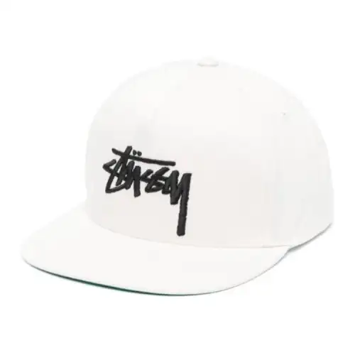 Stussy Cotton Baseball Caps Men's White