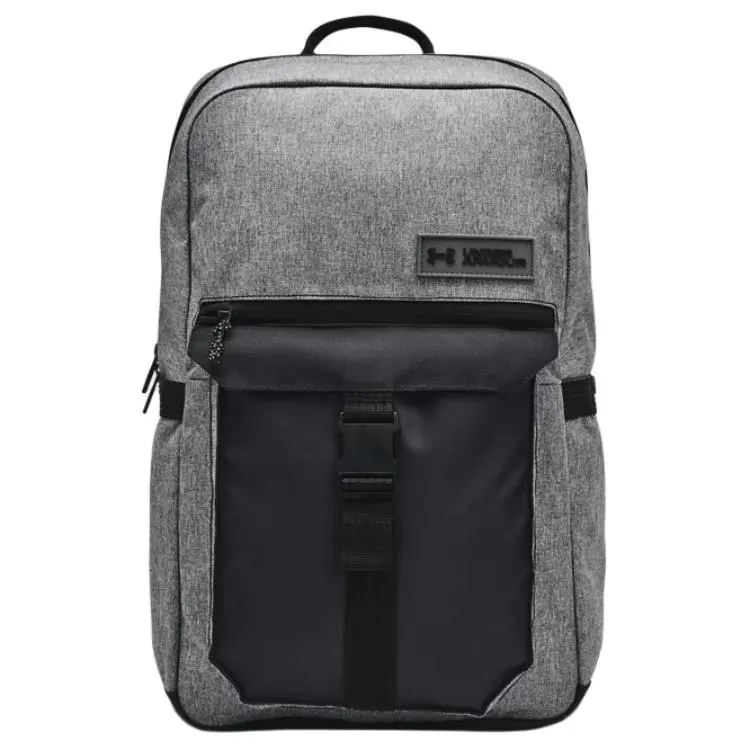 Under Armour Polyester Backpack Regular Men's Gray & Black