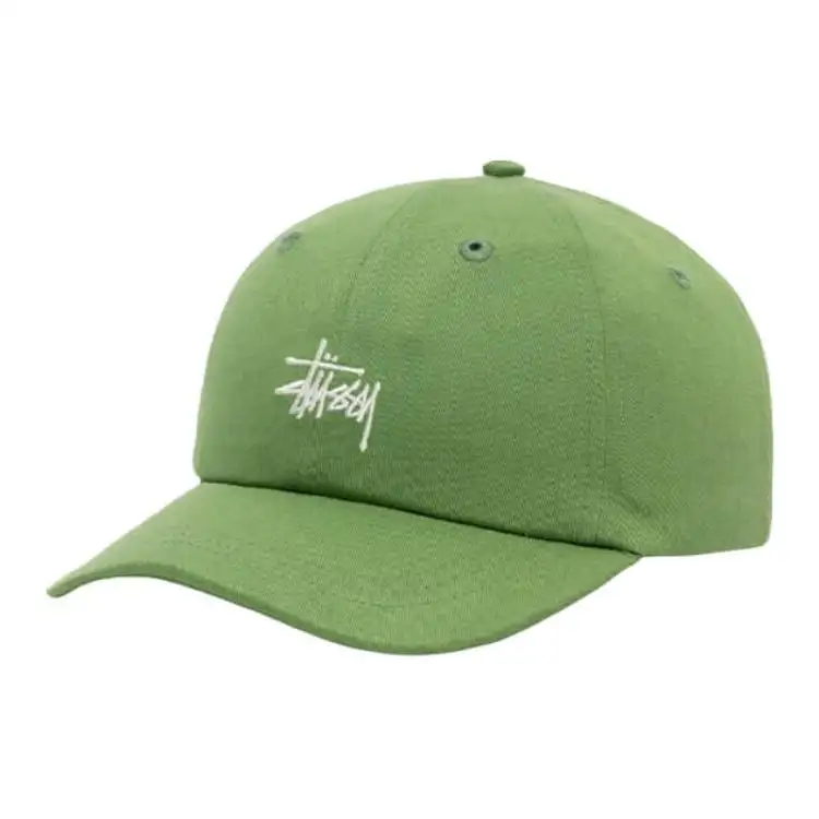 Stussy Cotton Baseball Caps Men's Green