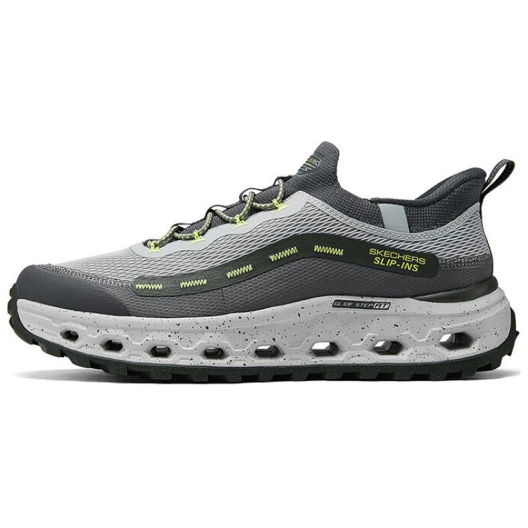 Мужские кроссовки Skechers Skechers GLIDE-STEP AT (серо-желтые)