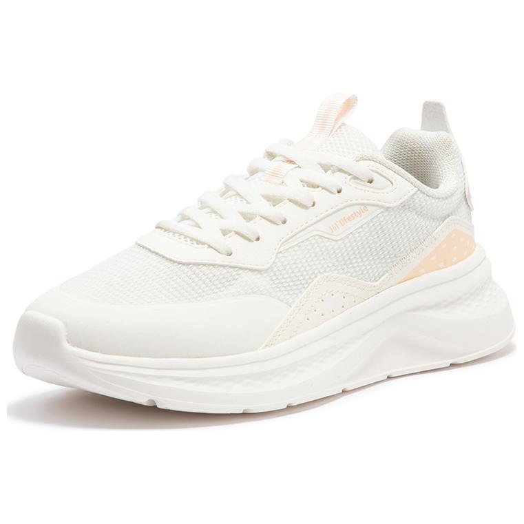 361° Life Collection Mesh, Synthetic Leather Wear resistant And Lightweight Low top Running Shoes Women’s White Pink