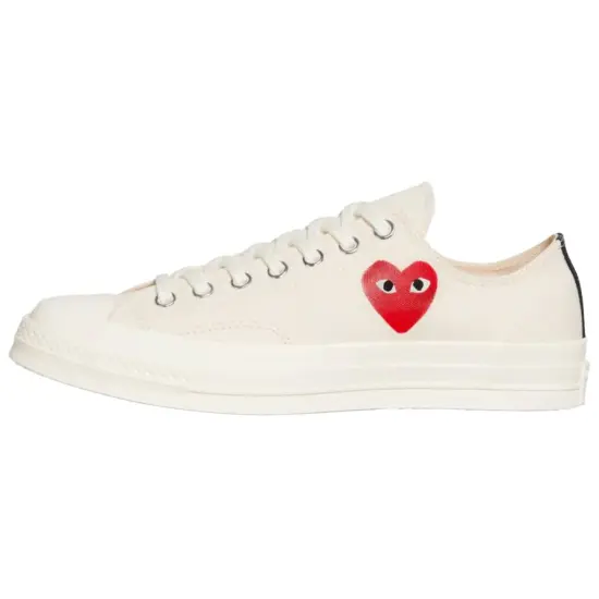 Converse Chuck Taylor All Star 70 Ox Comme Des Garcons PLAY Single Heart Milk