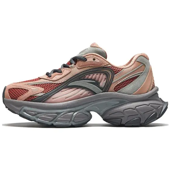 ANTA Star Moon Series Chunky Sneakers Men Low-Top Smoky Brown/Flint Gray/Smoky Red