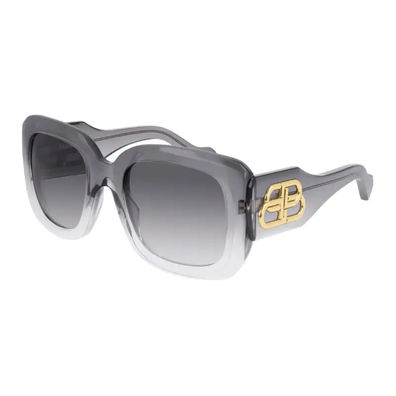 Balenciaga Square Sunglasses Women's Gray