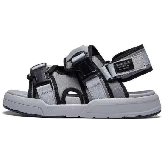 LINING Beach Sandals Men Gray