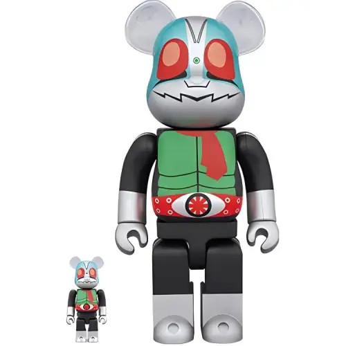 BE@RBRICK 400%100% Kamen Rider Other Characters Kamen Rider New No. 1 Fun Trendy Doll 7cm/28cm