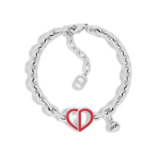 DIOR Brass Bracelets Women's Silver Limited