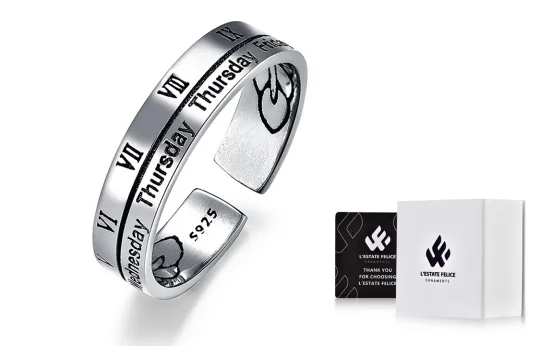 L'Estate Felice 925 Sterling Silver Rings Unisex