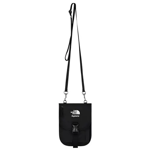 Supreme X THE NORTH FACE The North Face Collaboration Nylon Shoulder Bag, Crossbody Bag Regular Unisex Black