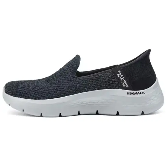 Skechers WOMEN'S GO WALK Slip-Resistant Breathable Low-Top Casual Shoes Women's Black