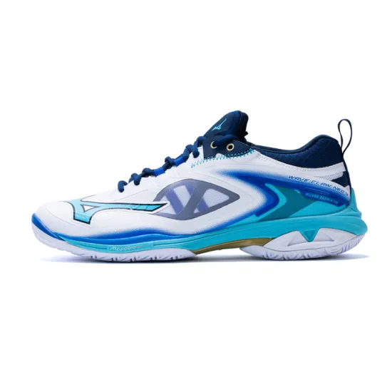 Wave Claw Neo Mizuno 3 Wide 'White Seasonal Blue'