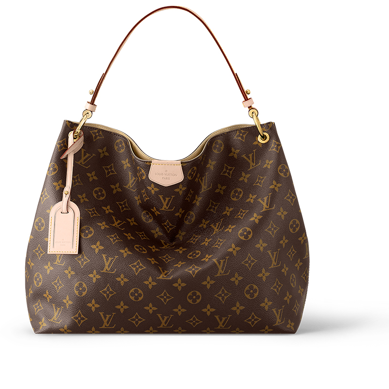 LOUIS VUITTON Graceful MM Monogram Canvas Handbags