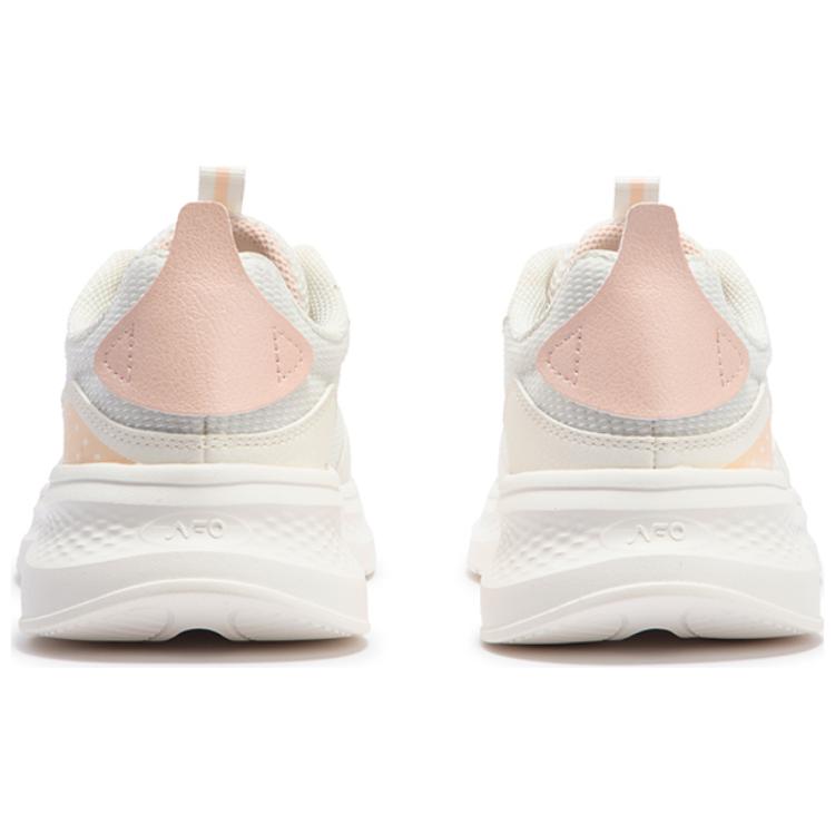 361° Life Collection Mesh, Synthetic Leather Wear resistant And Lightweight Low top Running Shoes Women’s White Pink