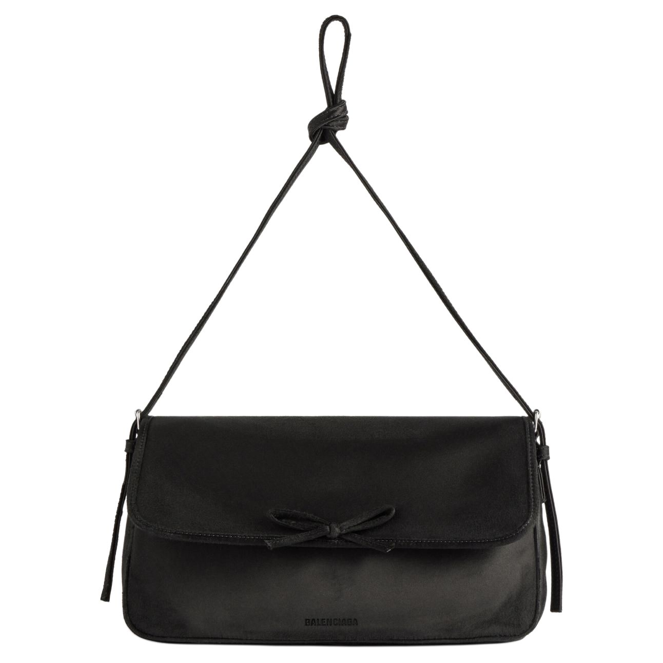 Balenciaga Adjustable removable foldable straps, handheld shoulder bag, black one-shoulder bag