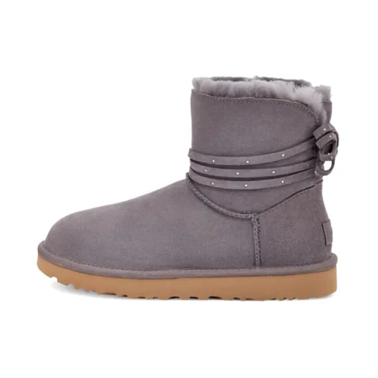UGG Bailey Snow Boots Women's Purple Gray