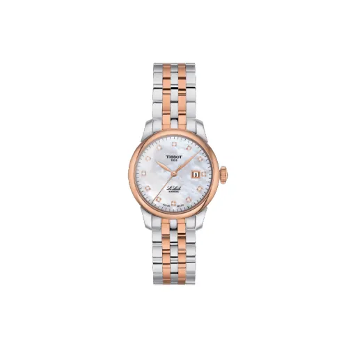 TISSOT Le Locle Collection Automatic Mechanical Movement Women's Watch 29mm Silver Dial Steel Strap