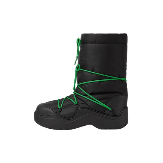 Bottega Veneta Lace-Up Puddle Bomber Boots Women's