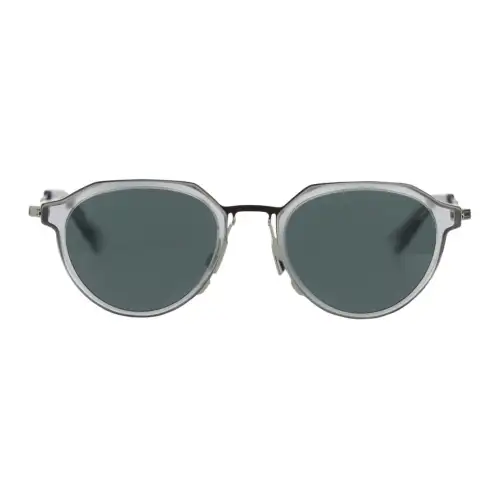 Bottega Veneta Metal Irregular Shape Sunglasses Women's Transparent
