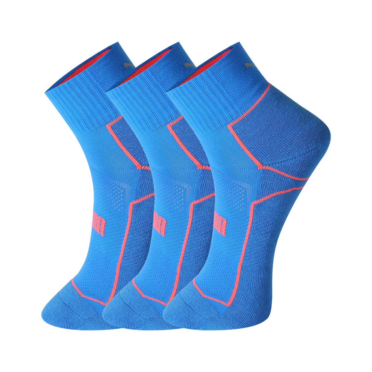 PUMA Crew Socks Unisex 3 Pack Blue