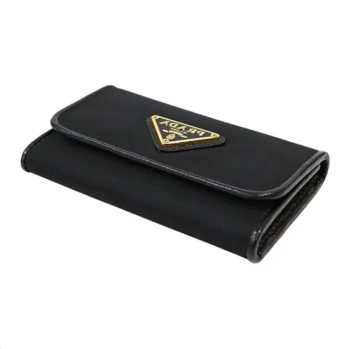 PRADA Nylon Keychains Women's Black