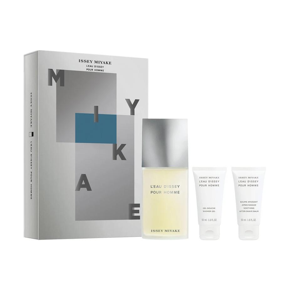 ISSEY MIYAKE Fresh perfume, set, shower gel, after shave balm, 125 ml, 50 ml, 50 ml