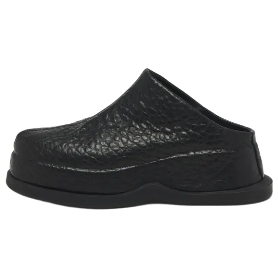 Alexander McQueen Wave Skull Embossed Mules Women's