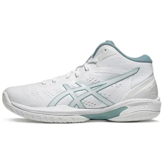 Asics GELHOOP V16 Cushioned Slip Resistant Low Top Basketball Shoes Men's White Blue