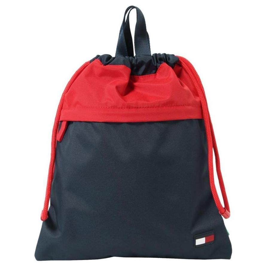 Tommy Hilfiger Canvas Backpack Unisex Marine & Red