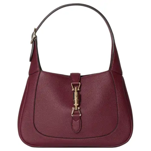GUCCI Jackie 1961 Leather Handbag, Shoulder Bag Women's Red