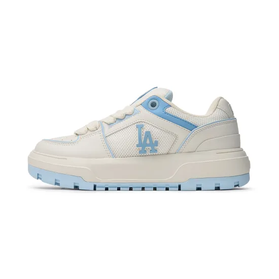 MLB Chunky Liner Skateboard Shoes Unisex Low-Top White Blue