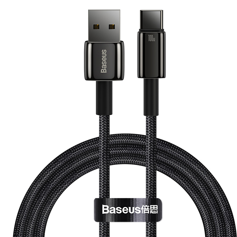 Baseus Baseus suitable for Android Huawei typec charging cable Type-c to Type-cUSB-A to Tye-C 100W super fast charging data cable 1m/2m mobile phone charger cable