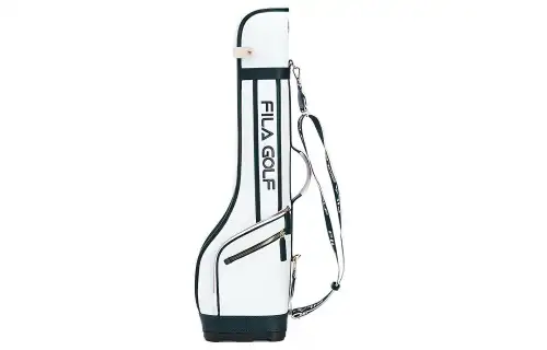 FILA Pu Golf Bag, Club Bag, Equipment Bag, Crossbody Bag, Shoulder Bag Regular Women's White