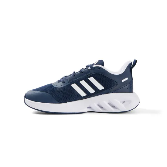 Adidas Fluidcloud Slip-Resistant Breathable Low-Top Running Shoes Unisex Blue White