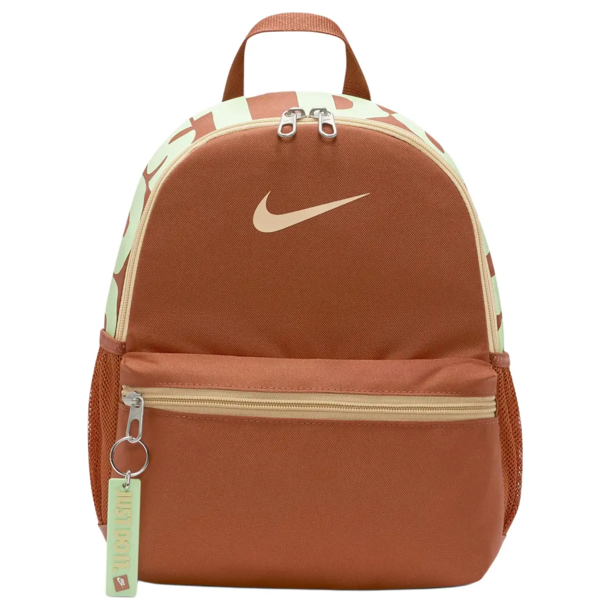 Nike Recycled Polyester Backpack Mini Men's Caramel & Vapor Green