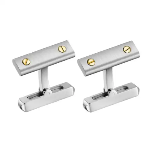 CARTIER 925 Sterling Silver Cufflinks Unisex Silver