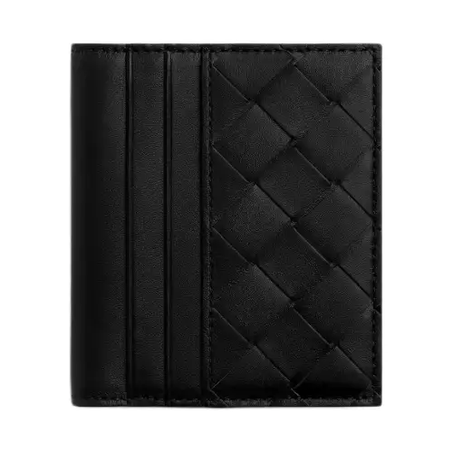 Bottega Veneta Cow Leather Wallet Regular Men's Black