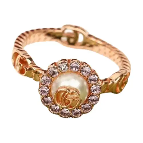 GUCCI GG Marmont Rings Unisex Rose Gold