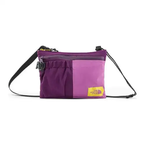 THE NORTH FACE Mountain 4L Crossbody Bag, Shoulder Bag, Outdoor Bag Recycled Nylon Purple & Pink Unisex